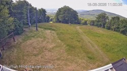 Vrchol Bouřňák, pohled na jih