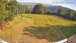 Vrchol Bouřňák, pohled na jih