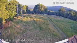 Vrchol Bouřňák, pohled na jih