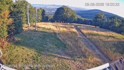 Bouřňák-szczyt, widok na południe