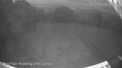 Vrchol Bouřňák, pohled na jih