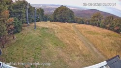 Bouřňák-szczyt, widok na południe