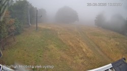 Vrchol Bouřňák, pohled na jih