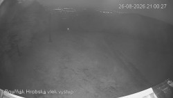 Vrchol Bouřňák, pohled na jih