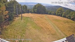 Vrchol Bouřňák, pohled na jih