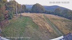 Vrchol Bouřňák, pohled na jih