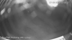Vrchol Bouřňák, pohled na jih
