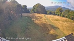 Bouřňák-Gipfel, Blick nach Süden