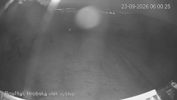 Vrchol Bouřňák, pohled na jih