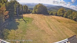 Vrchol Bouřňák, pohled na jih