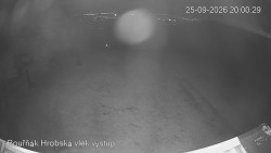 Vrchol Bouřňák, pohled na jih