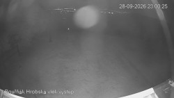 Vrchol Bouřňák, pohled na jih