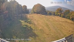 Vrchol Bouřňák, pohled na jih