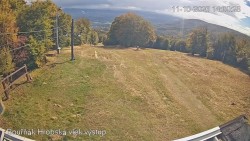 Vrchol Bouřňák, pohled na jih