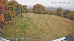 Vrchol Bouřňák, pohled na jih