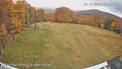 Vrchol Bouřňák, pohled na jih