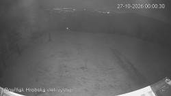 Vrchol Bouřňák, pohled na jih