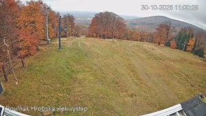 Bouřňák Sports Center - Bouřňák Peak, view to the south - 30.10.2026 v 11:00 Bouřňák Sports Center - Bouřňák Peak, view to the south - 30.10.2026 v 11:00