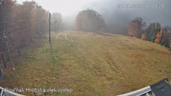 Vrchol Bouřňák, pohled na jih