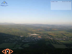 Město Zlaté Hory - Celkový pohled - 1.7.2025 v 05:45