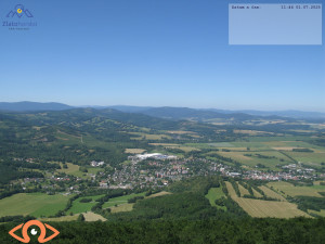Město Zlaté Hory - Celkový pohled - 1.7.2025 v 11:45