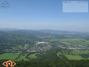 Město Zlaté Hory - Celkový pohled - 15.8.2025 v 11:45