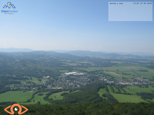 Město Zlaté Hory - Celkový pohled - 15.8.2025 v 13:45