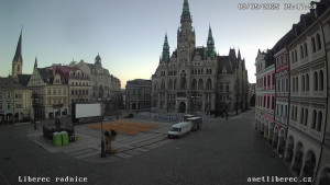 Město Liberec - Náměstí Dr. Edvarda Beneše - 9.5.2025 v 05:45
