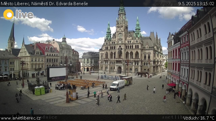 Město Liberec - Náměstí Dr. Edvarda Beneše - 9.5.2025 v 13:15 Město Liberec - Náměstí Dr. Edvarda Beneše - 9.5.2025 v 13:15