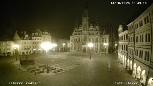 Město Liberec - Náměstí Dr. Edvarda Beneše - 14.10.2025 v 03:45
