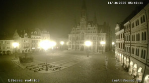 Město Liberec - Náměstí Dr. Edvarda Beneše - 14.10.2025 v 05:45