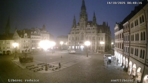 Město Liberec - Náměstí Dr. Edvarda Beneše - 14.10.2025 v 06:45