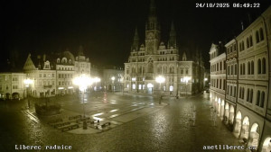 Město Liberec - Náměstí Dr. Edvarda Beneše - 24.10.2025 v 06:45