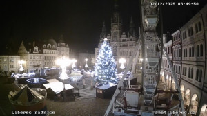 Město Liberec - Náměstí Dr. Edvarda Beneše - 2.12.2025 v 03:45