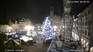 Město Liberec - Náměstí Dr. Edvarda Beneše - 2.12.2025 v 06:45