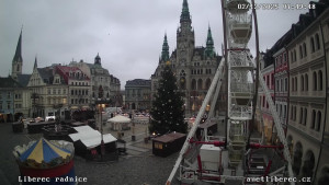 Město Liberec - Náměstí Dr. Edvarda Beneše - 2.12.2025 v 07:45