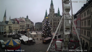 Město Liberec - Náměstí Dr. Edvarda Beneše - 13.12.2025 v 07:45 Město Liberec - Náměstí Dr. Edvarda Beneše - 13.12.2025 v 07:45