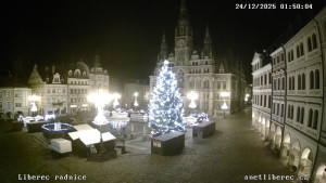 Město Liberec - Náměstí Dr. Edvarda Beneše - 24.12.2025 v 01:45