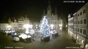 Město Liberec - Náměstí Dr. Edvarda Beneše - 24.12.2025 v 03:00