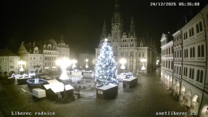 Město Liberec - Náměstí Dr. Edvarda Beneše - 24.12.2025 v 05:30