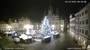 Město Liberec - Náměstí Dr. Edvarda Beneše - 24.12.2025 v 06:30