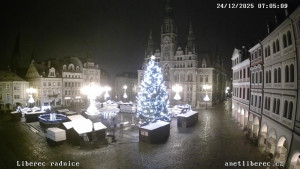 Město Liberec - Náměstí Dr. Edvarda Beneše - 24.12.2025 v 07:00