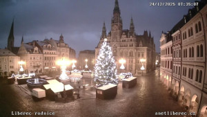 Město Liberec - Náměstí Dr. Edvarda Beneše - 24.12.2025 v 07:30