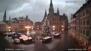 Město Liberec - Náměstí Dr. Edvarda Beneše - 24.12.2025 v 07:45