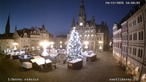Město Liberec - Náměstí Dr. Edvarda Beneše - 24.12.2025 v 16:45