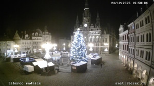 Město Liberec - Náměstí Dr. Edvarda Beneše - 24.12.2025 v 19:45