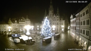 Město Liberec - Náměstí Dr. Edvarda Beneše - 29.12.2025 v 00:45