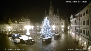 Město Liberec - Náměstí Dr. Edvarda Beneše - 29.12.2025 v 03:45
