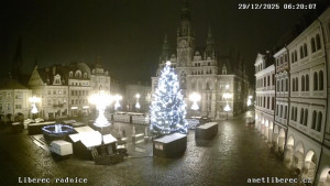 Město Liberec - Náměstí Dr. Edvarda Beneše - 29.12.2025 v 06:15