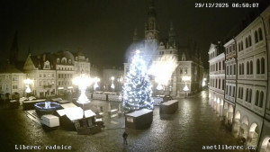 Město Liberec - Náměstí Dr. Edvarda Beneše - 29.12.2025 v 06:45